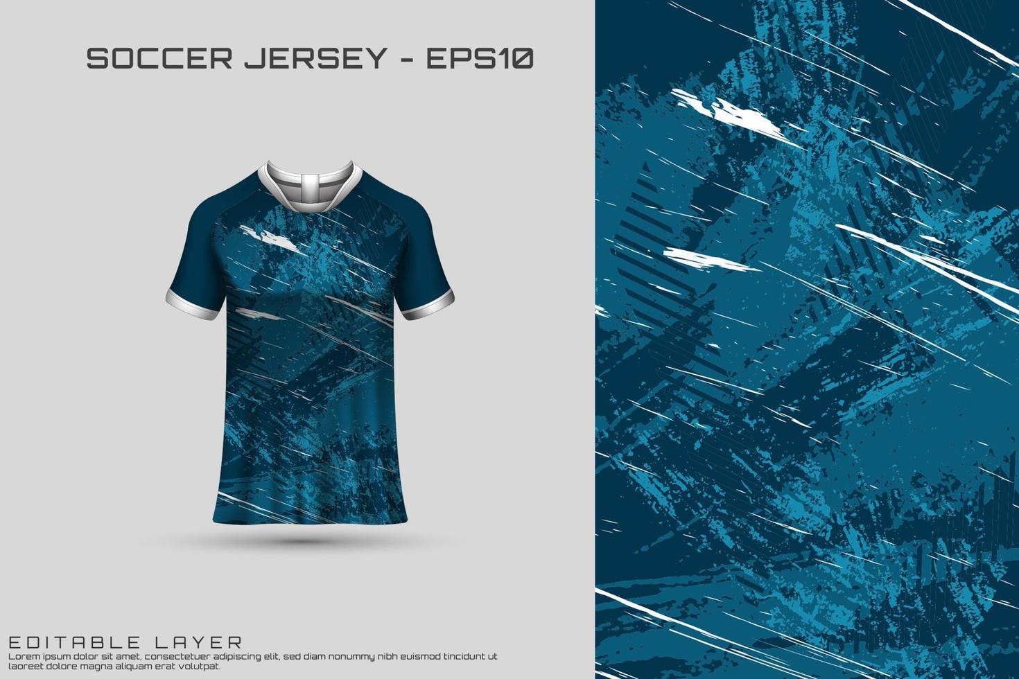 conception de maillot de sport. design sportif pour le football, la course, le maillot de jeu. vecteur. vecteur