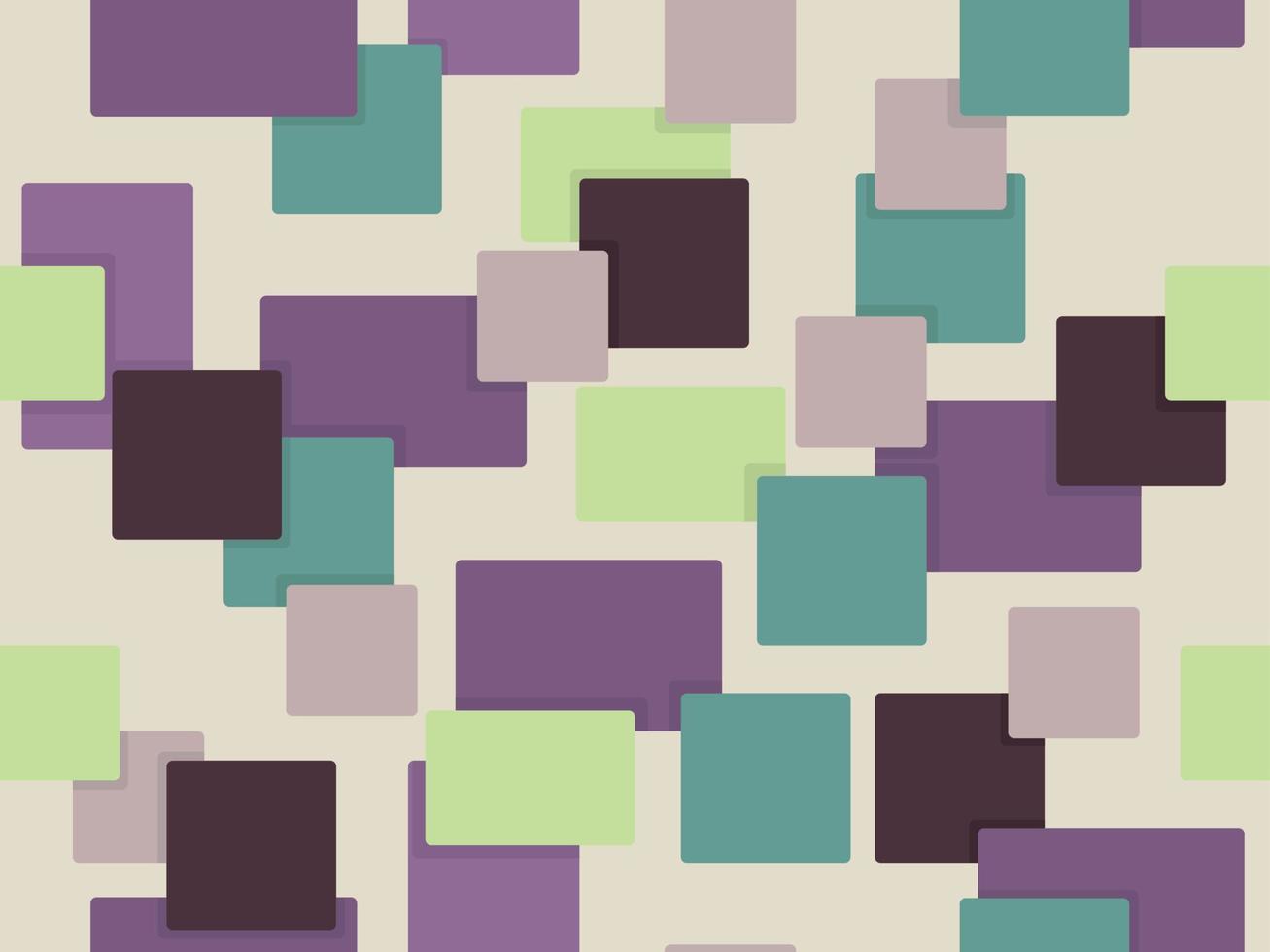 composition carrée abstraite géométrique sans couture palette de couleurs pastel illustration vectorielle vecteur