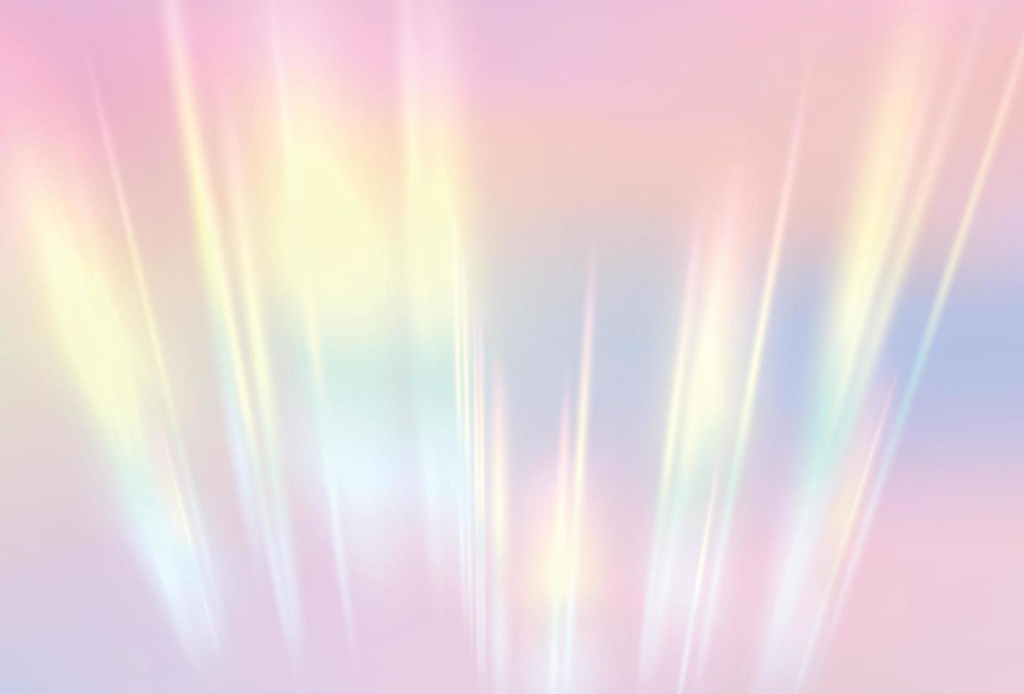 effet réaliste de lentille de prisme arc-en-ciel. illustration vectorielle de texture de réfraction de la lumière vecteur