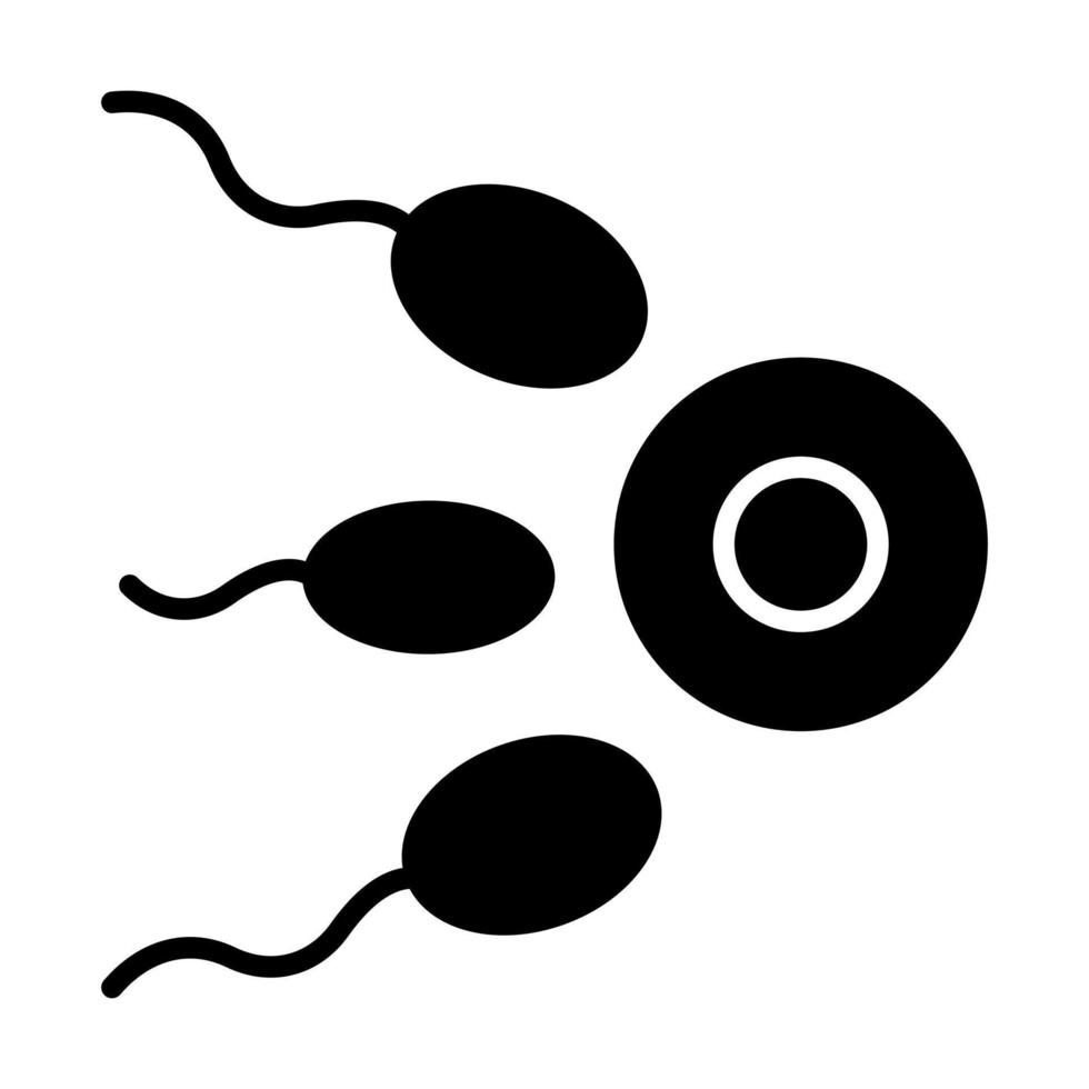 conception de concepts modernes de sperme, illustration vectorielle vecteur