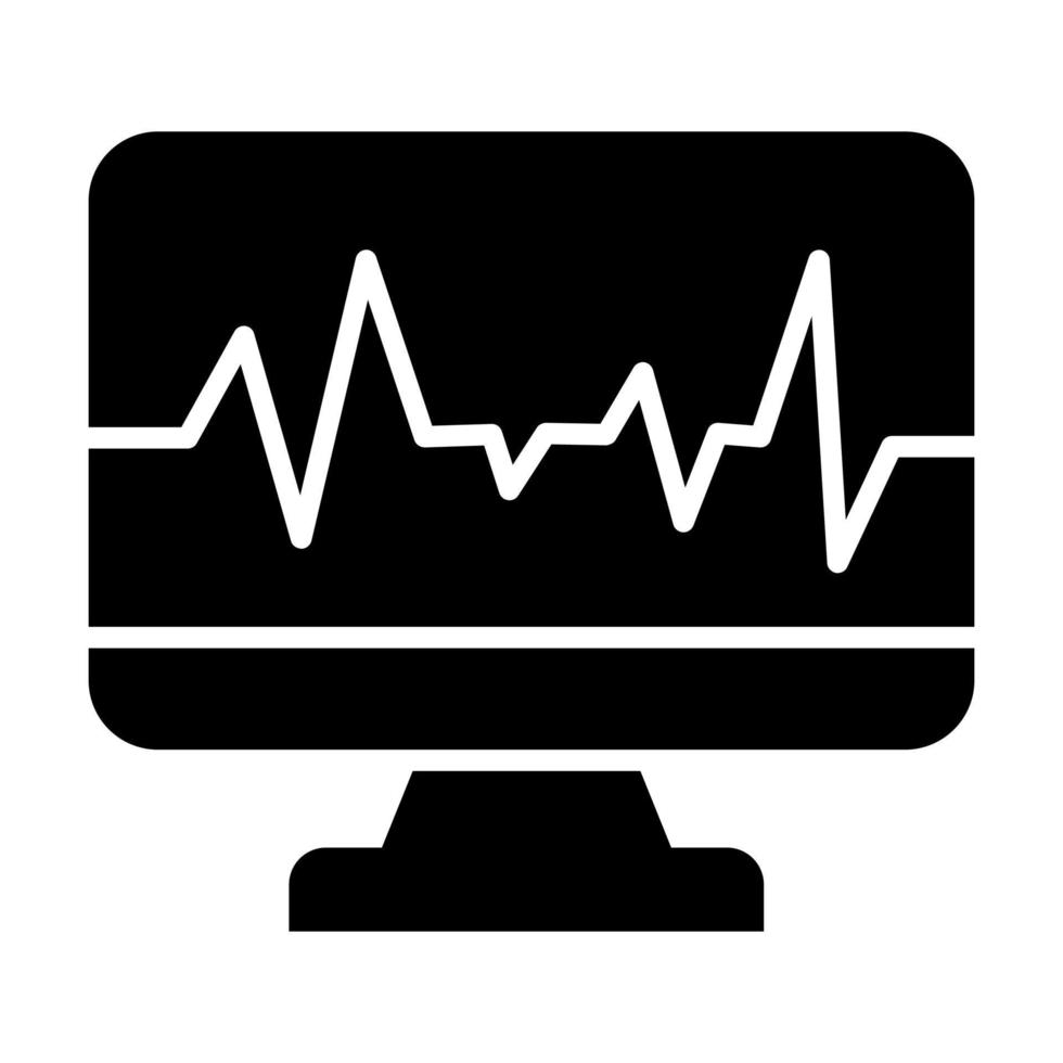 conception de concepts modernes d'électrocardiogramme, illustration vectorielle vecteur