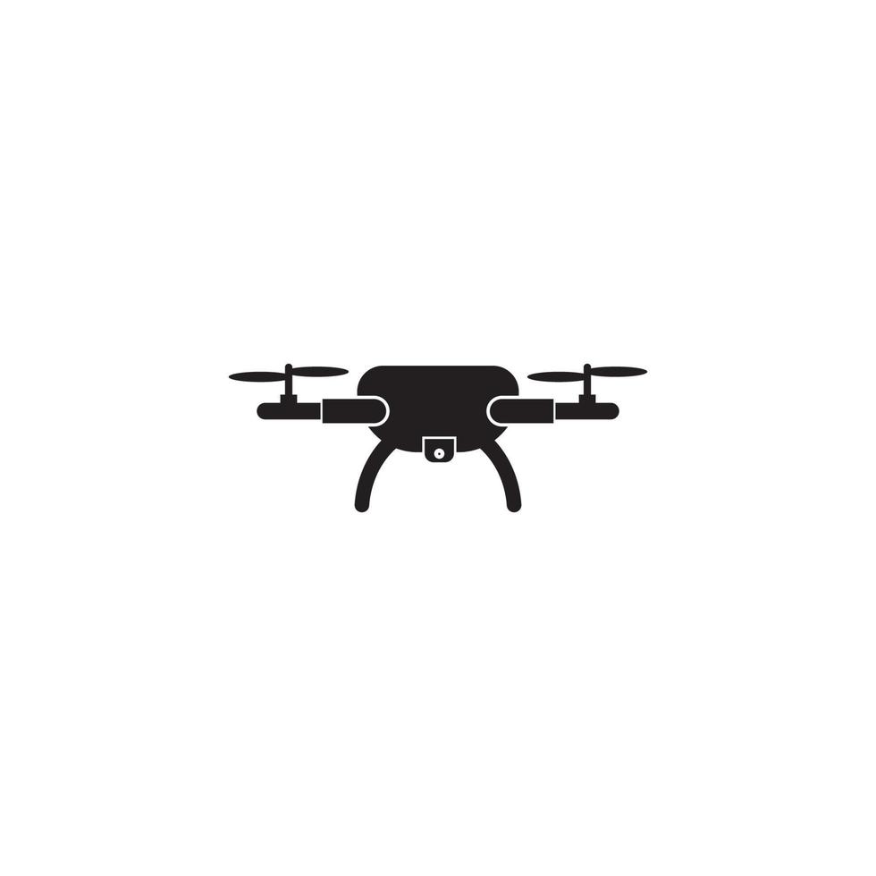 modèle de conception d'illustration vectorielle de logo de drone vecteur