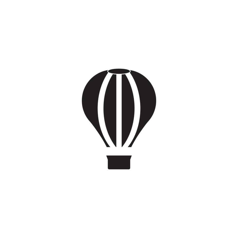 modèle de conception d'illustration vectorielle de logo de ballon à air chaud vecteur