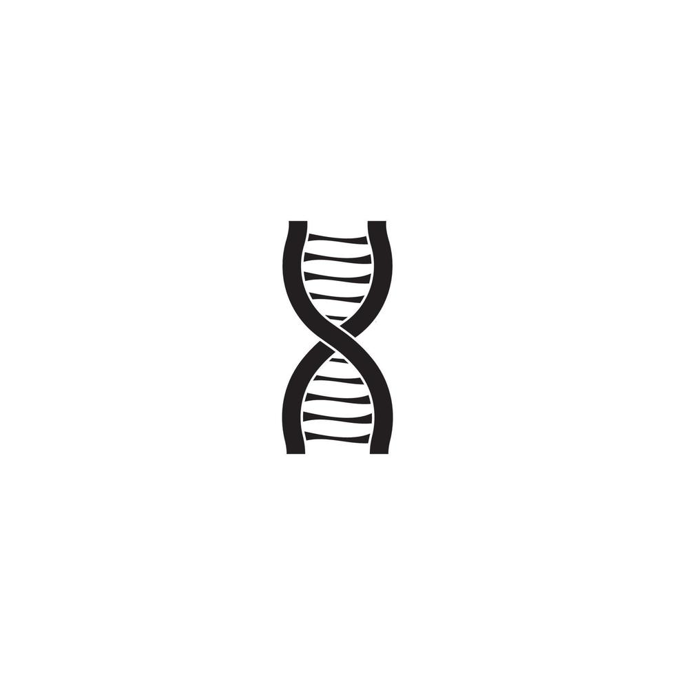 modèle de conception d'illustration vectorielle icône adn vecteur