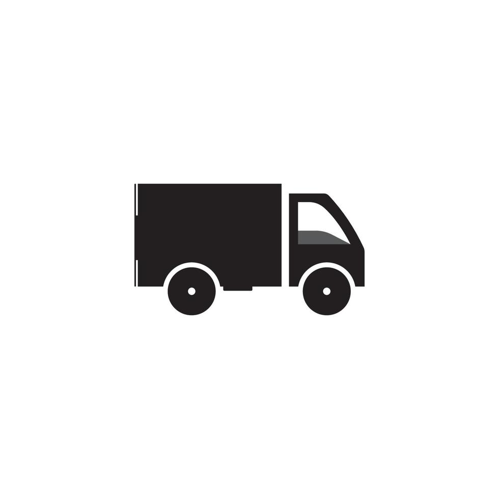 modèle de conception d'illustration vectorielle d'icône de camion vecteur