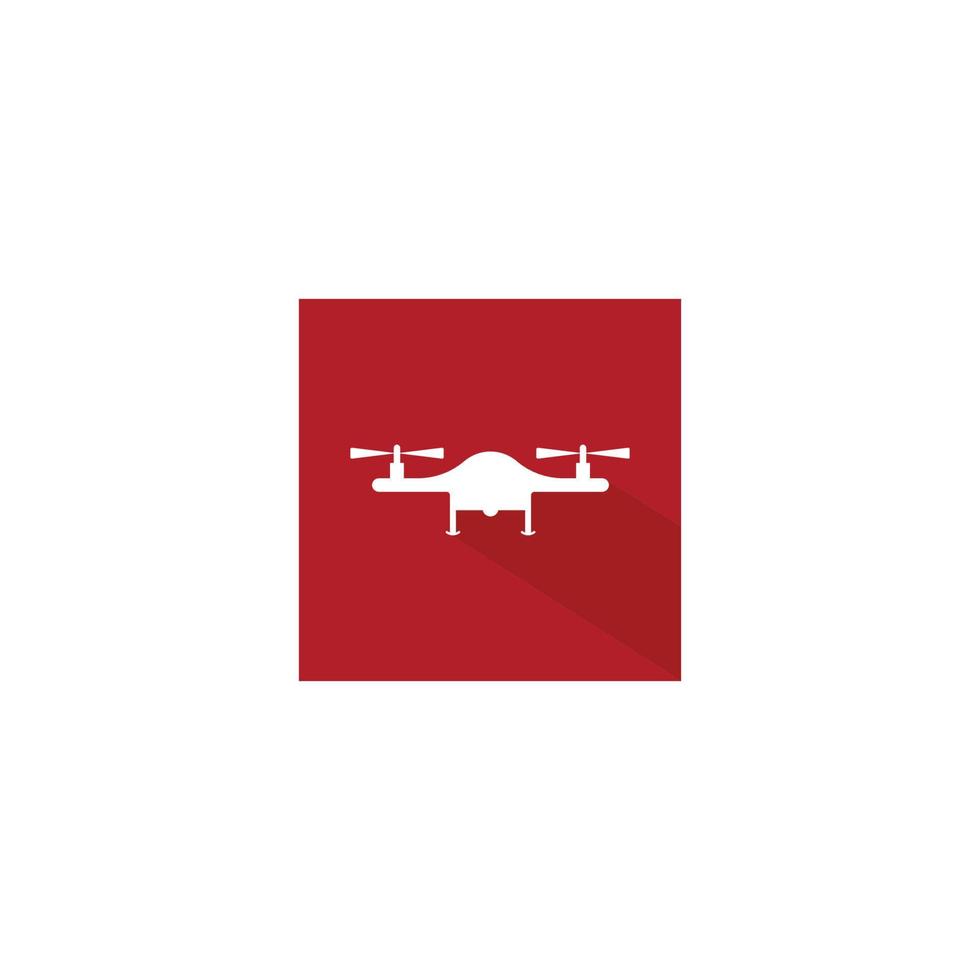 modèle de conception d'illustration vectorielle de logo de drone vecteur