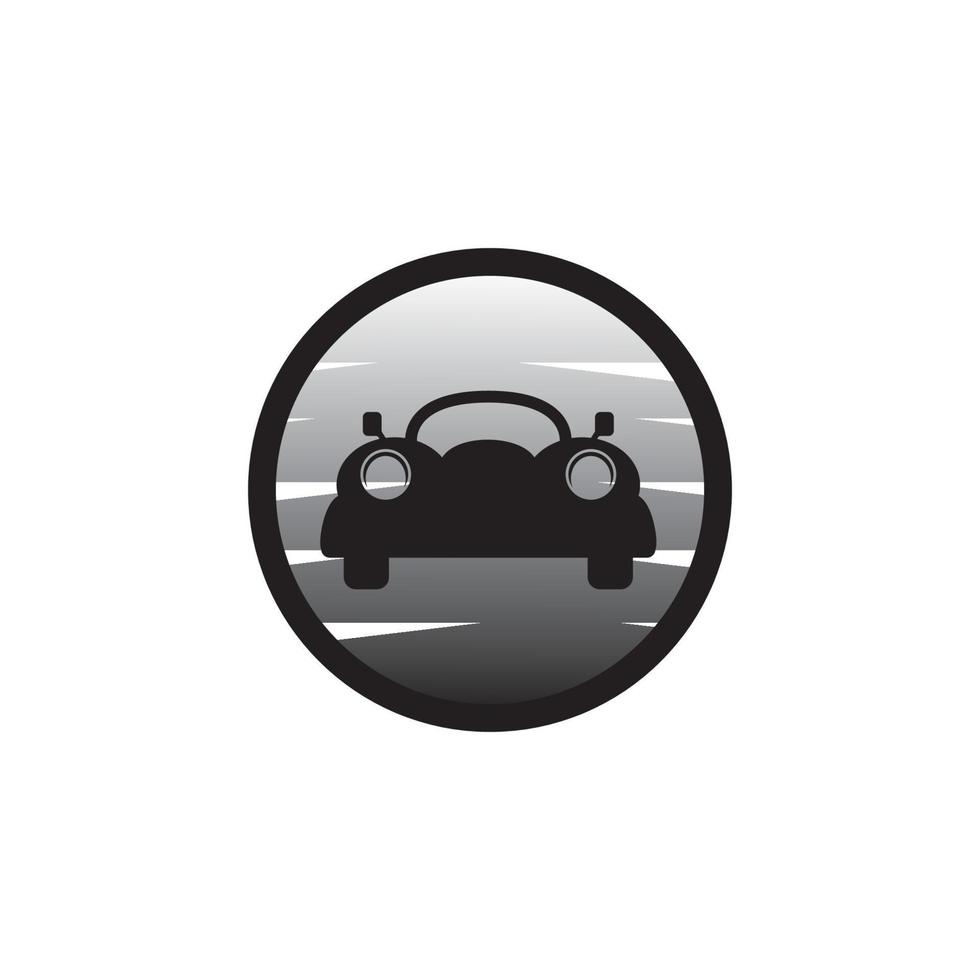 modèle de conception d'illustration vectorielle de logo de voiture vecteur