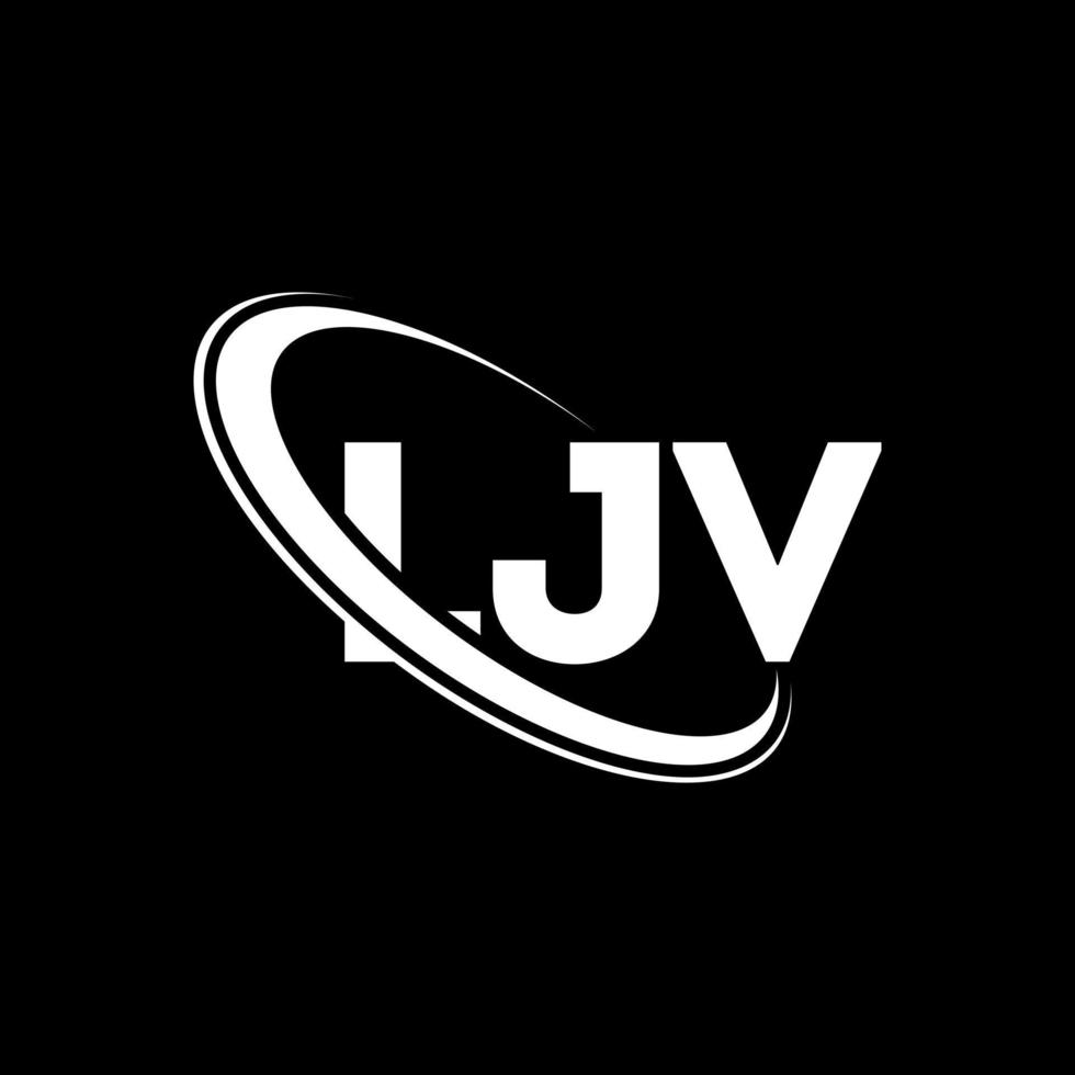 logo ljv. lettre ljv. création de logo de lettre ljv. initiales logo ljv liées avec un cercle et un logo monogramme majuscule. typographie ljv pour la technologie, les affaires et la marque immobilière. vecteur