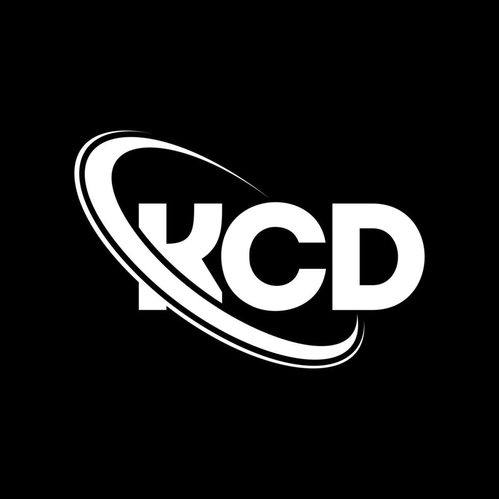 logo kdc. lettre kcd. création de logo de lettre kcd. initiales logo kcd liées avec un cercle et un logo monogramme majuscule. typographie kcd pour la technologie, les affaires et la marque immobilière. vecteur