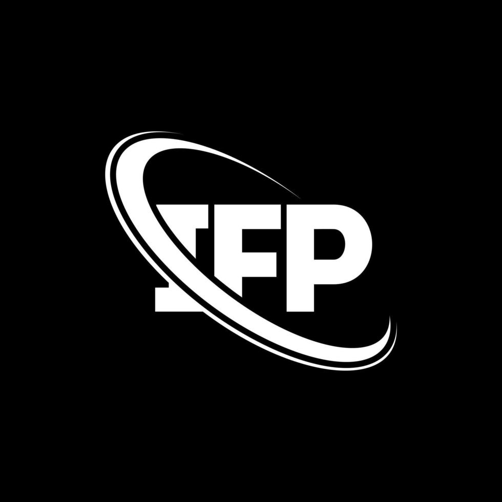 logo ifp. lettre sip. création de logo de lettre ifp. initiales logo ifp liées par un cercle et un logo monogramme majuscule. typographie ifp pour la marque technologique, commerciale et immobilière. vecteur