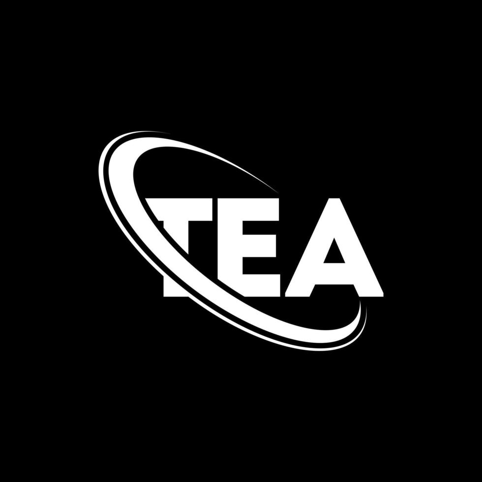 logo du thé. lettre de thé. création de logo de lettre de thé. initiales logo thé lié avec cercle et logo monogramme majuscule. typographie de thé pour la technologie, les affaires et la marque immobilière. vecteur