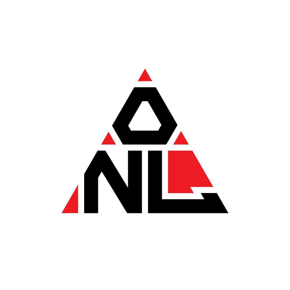 création de logo de lettre triangle uniquement avec forme de triangle. seul monogramme de conception de logo triangle. modèle de logo vectoriel triangle onl avec couleur rouge. seul logo triangulaire logo simple, élégant et luxueux.