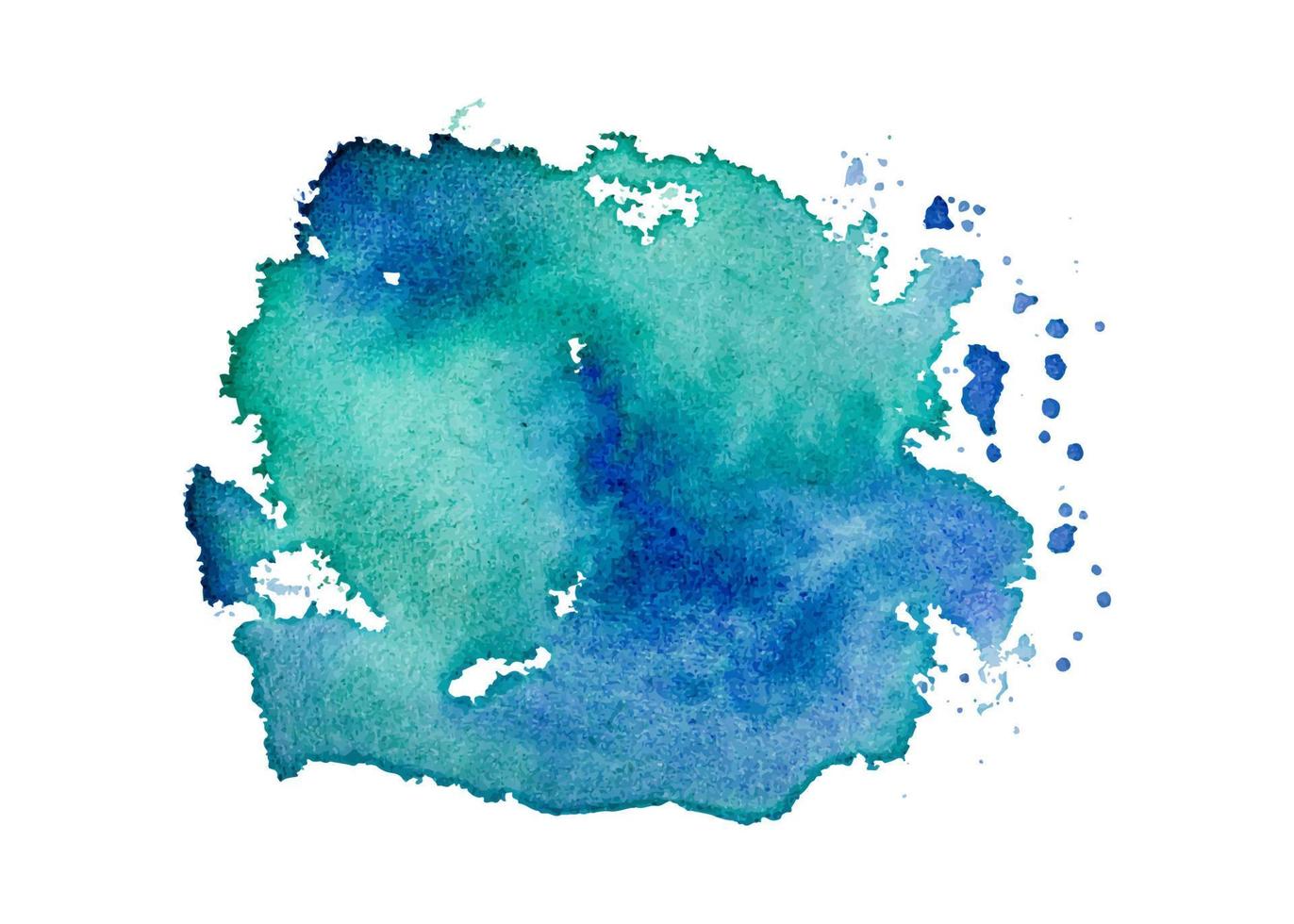 peinture aquarelle bleue splash course fond illustration vectorielle vecteur