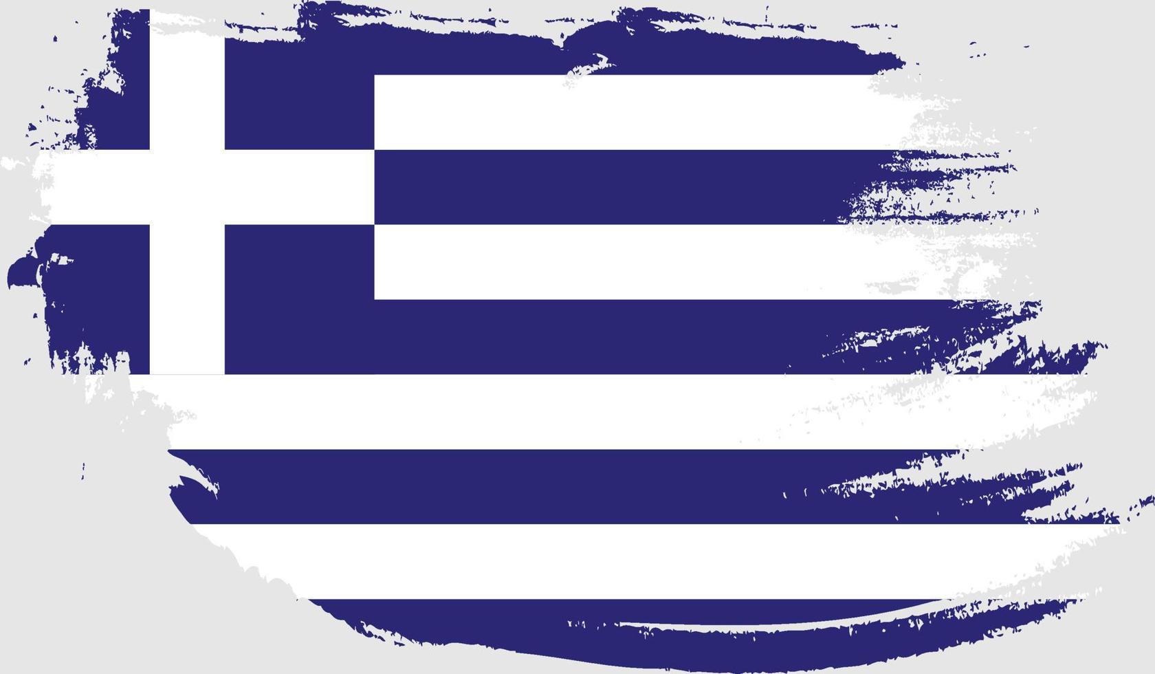 drapeau grèce avec texture grunge vecteur