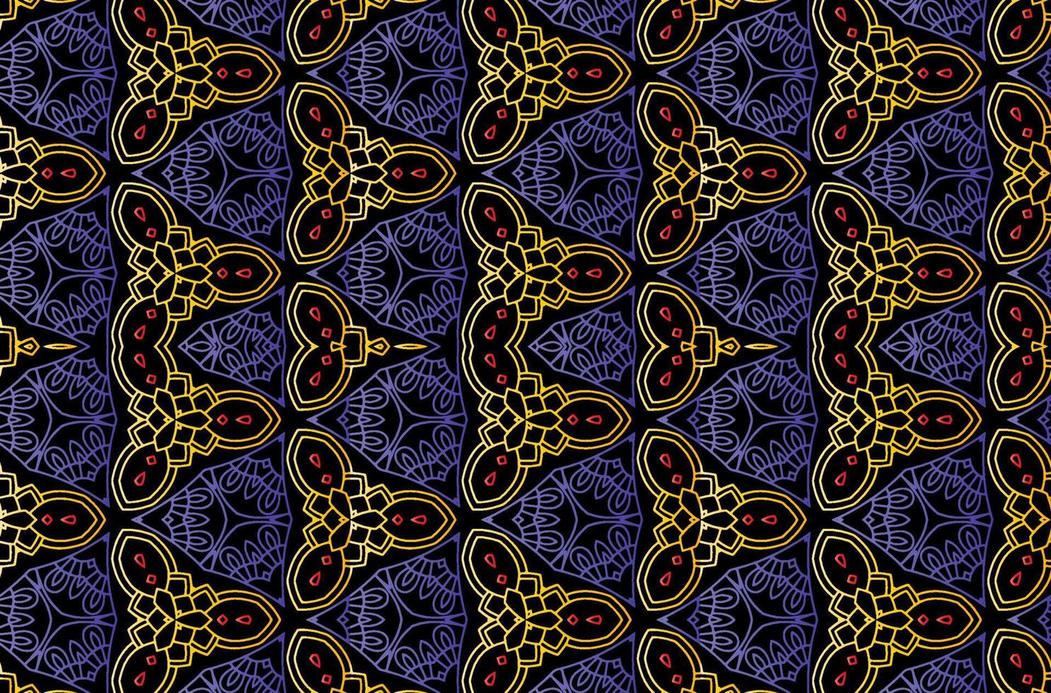 motif de mandala abstrait vecteur