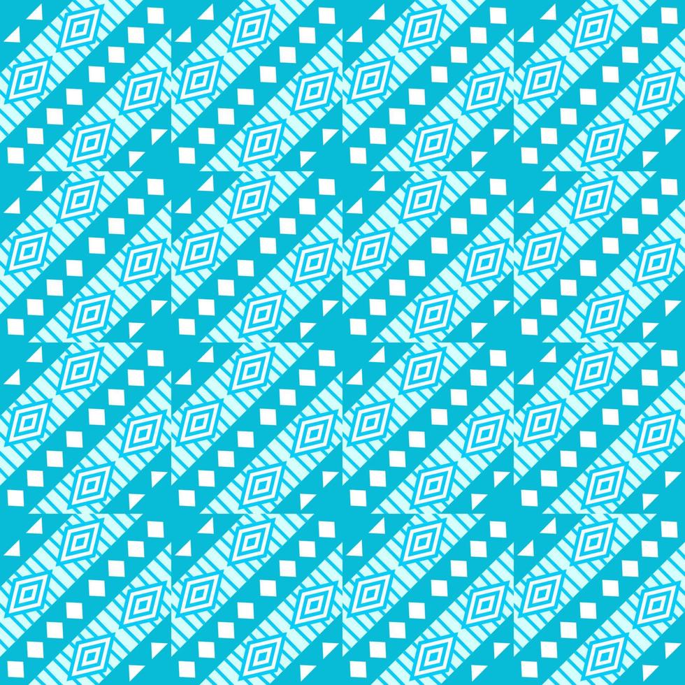 motif géométrique abstrait en bleu clair, style tribal vecteur