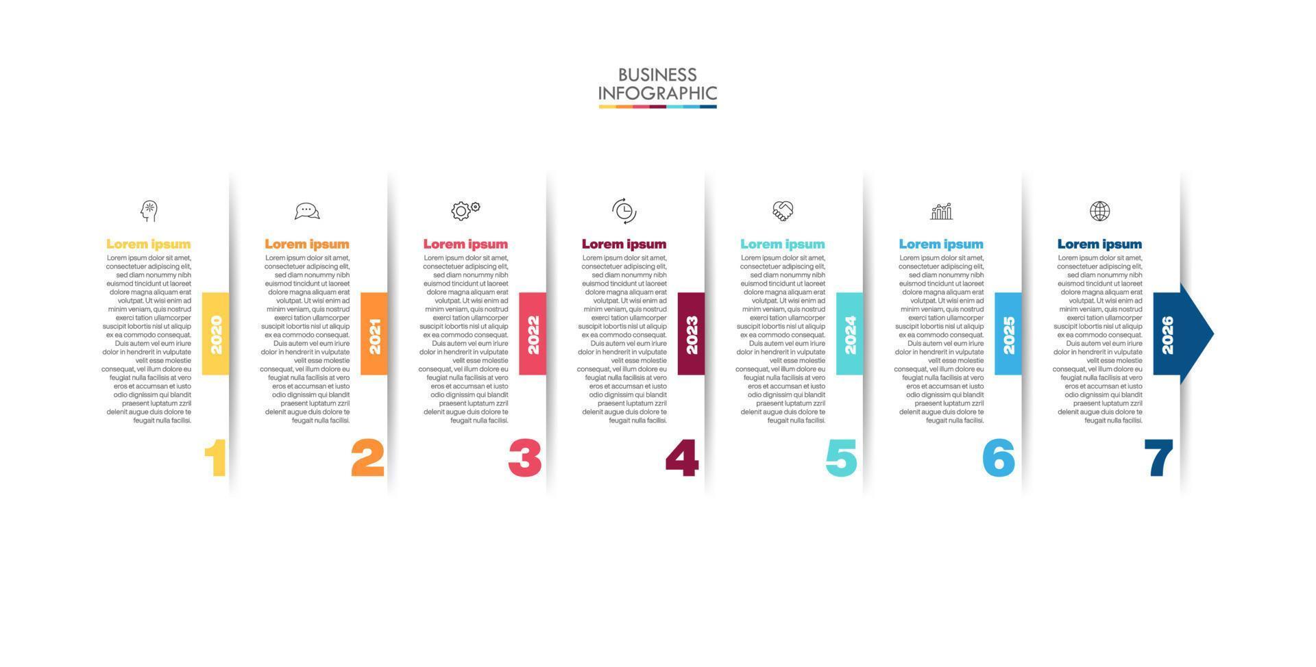 modèle d'infographie de présentation entreprise vecteur