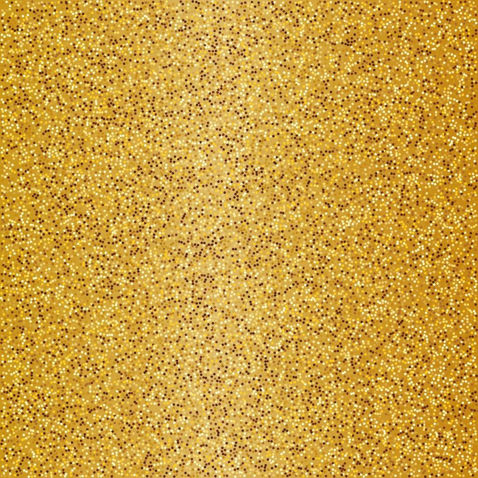 fond carré doré avec des paillettes scintillantes ou des confettis. vecteur