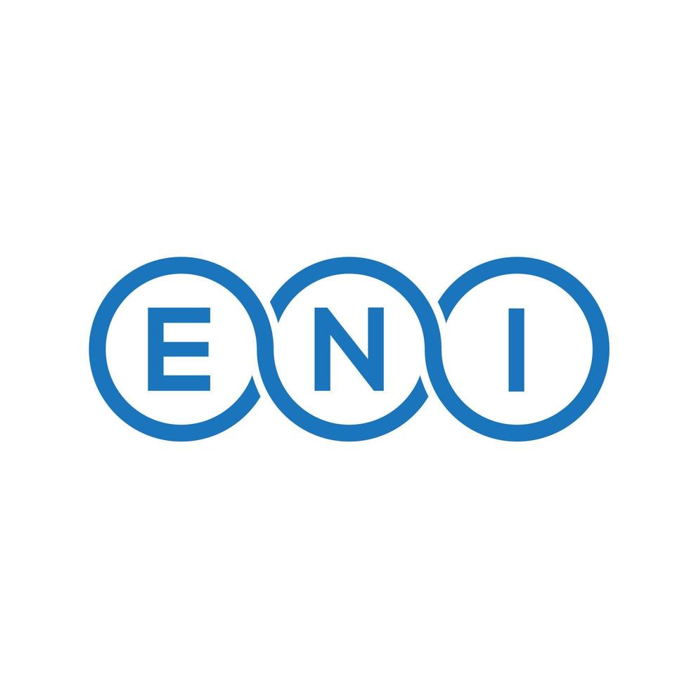 création de logo de lettre emi sur fond noir. concept de logo de lettre initiales créatives emi. conception de lettre emi. vecteur