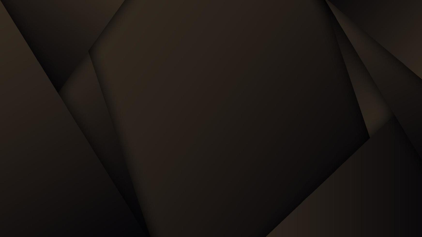 rayures noires abstraites superposées sur un style de luxe de fond sombre vecteur