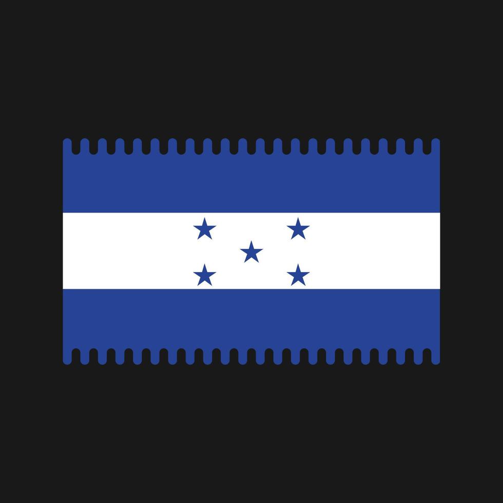 vecteur de drapeau du honduras. drapeau national