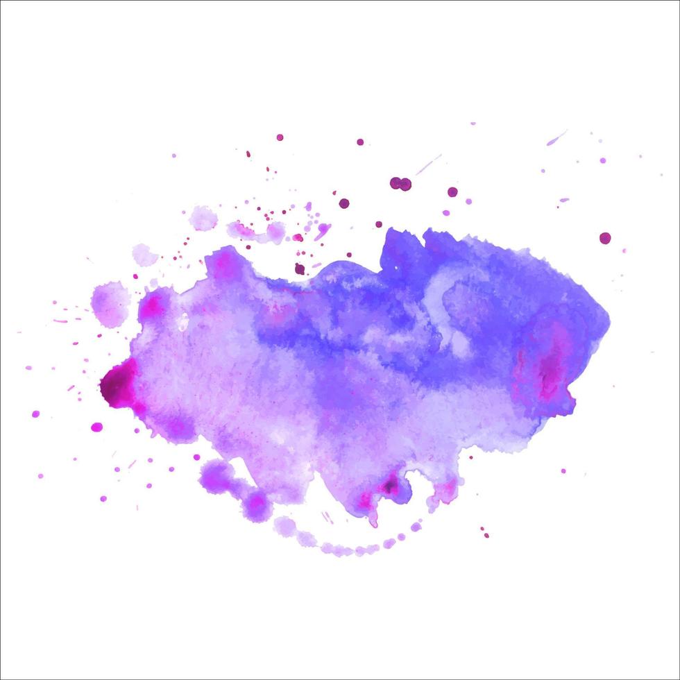 fond aquarelle abstrait violet. éclaboussure aquarelle vecteur