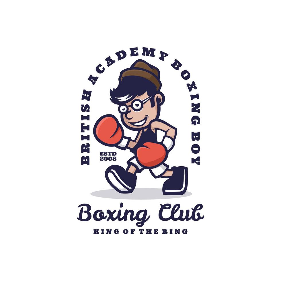 illustration graphique vectoriel du club de boxe, bon pour la conception de logo