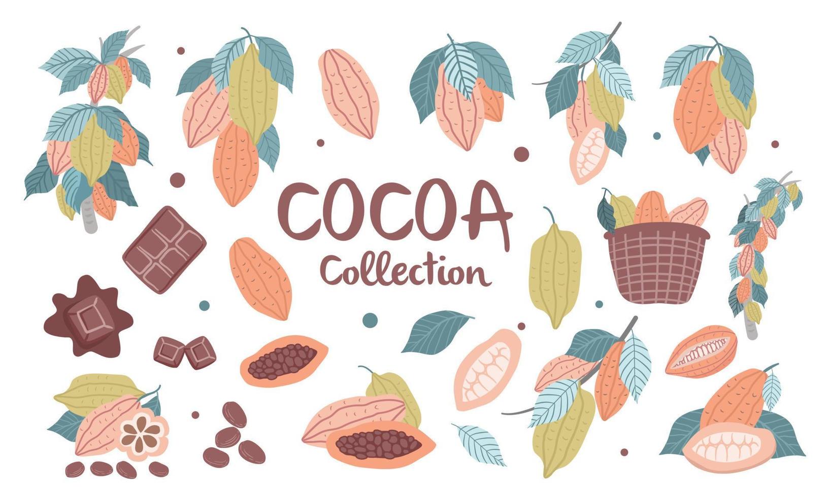 modèle sans couture de cacao. illustration vectorielle. vecteur