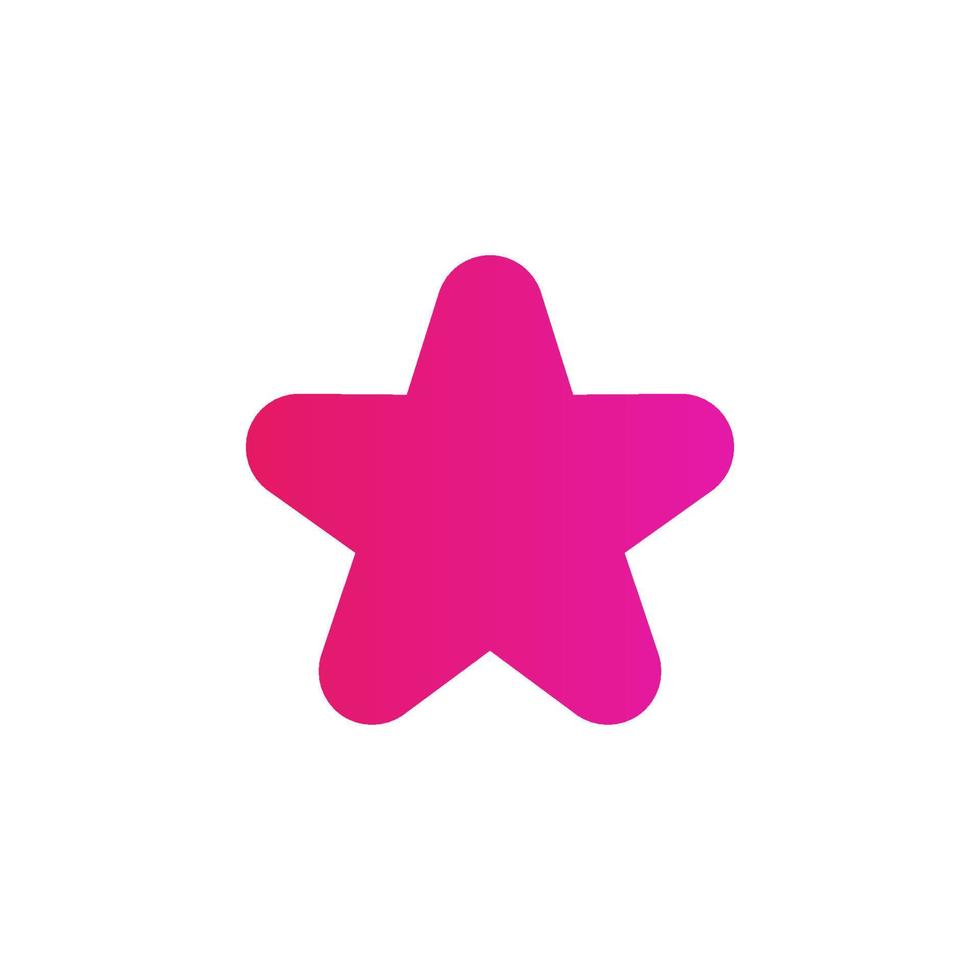 icône étoile. logo étoile. illustration de conception vectorielle icône étoile. symbole étoile. signe simple icône étoile. vecteur