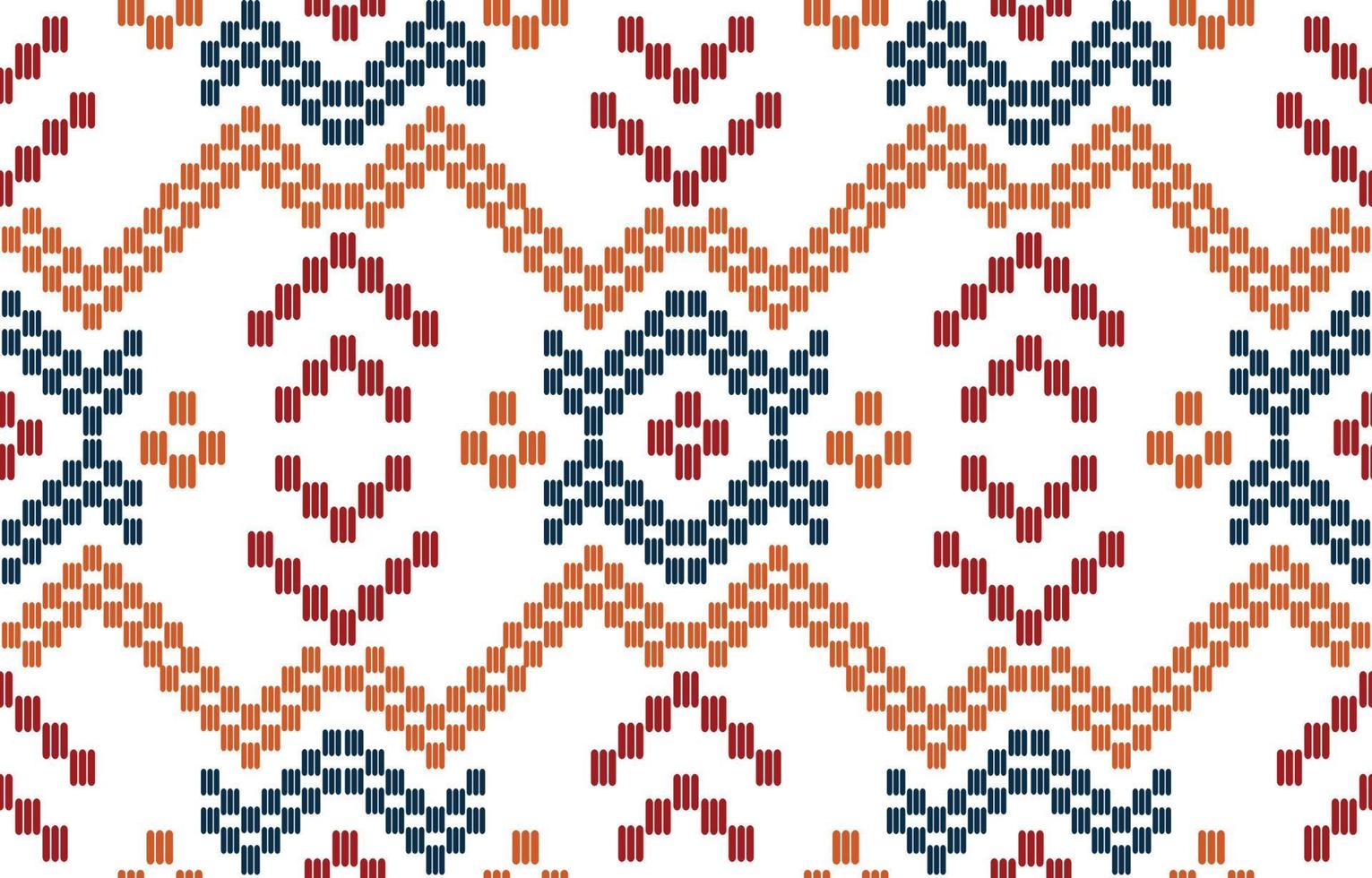 beau motif de broderie tissé aztèque fait à la main. motif navajo sans couture dans l'impression d'ornement d'art géométrique aztèque tribal et mexicain. conception pour tapis, papier peint, emballage, tissu, couverture, textile vecteur