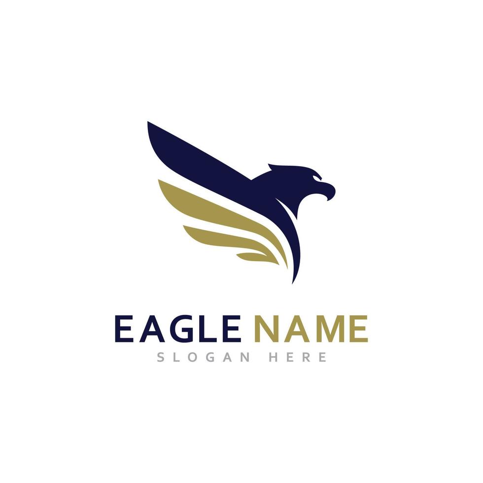 aigle logo design vecteur aigle ailes vecteur symbole modèle illustration