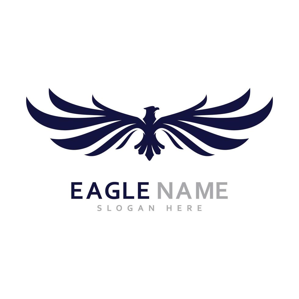 aigle logo design vecteur aigle ailes vecteur symbole modèle illustration