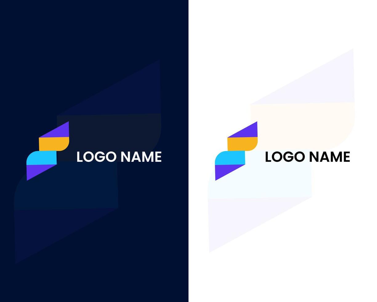 modèle de conception de logo d'entreprise lettre s vecteur