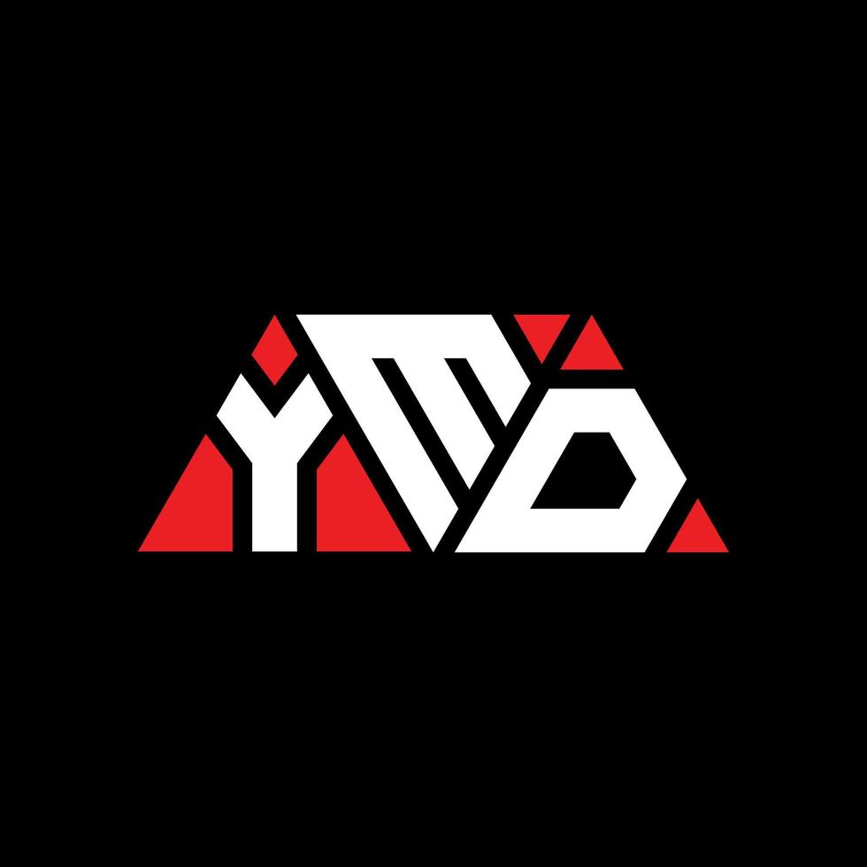 création de logo de lettre triangle ymd avec forme de triangle. monogramme de conception de logo triangle ymd. modèle de logo vectoriel triangle ymd avec couleur rouge. logo triangulaire ymd logo simple, élégant et luxueux. jjm