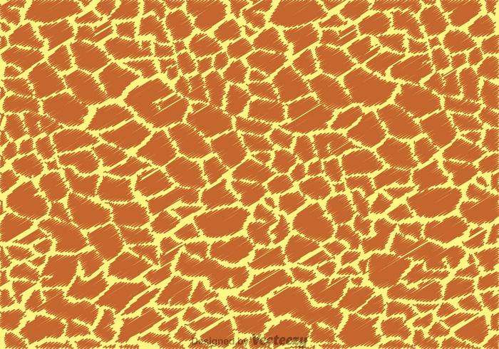 Girafe Print Pattern Vector