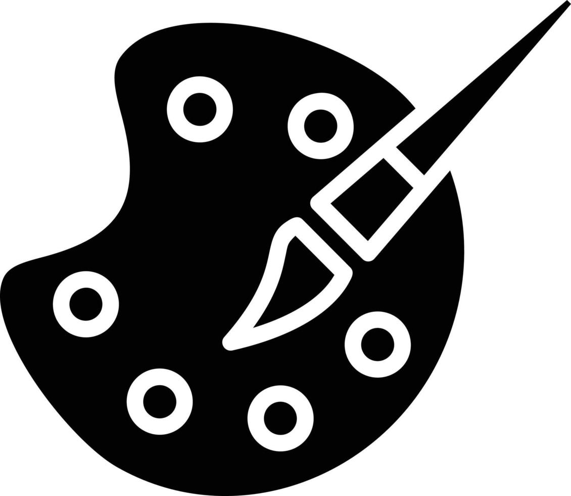 icône de vecteur de glyphe de peinture