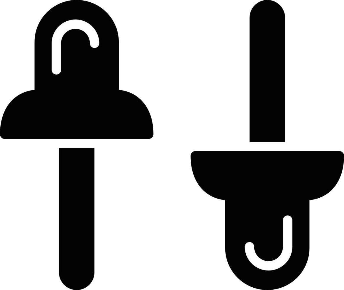 icône de vecteur de glyphe de liant