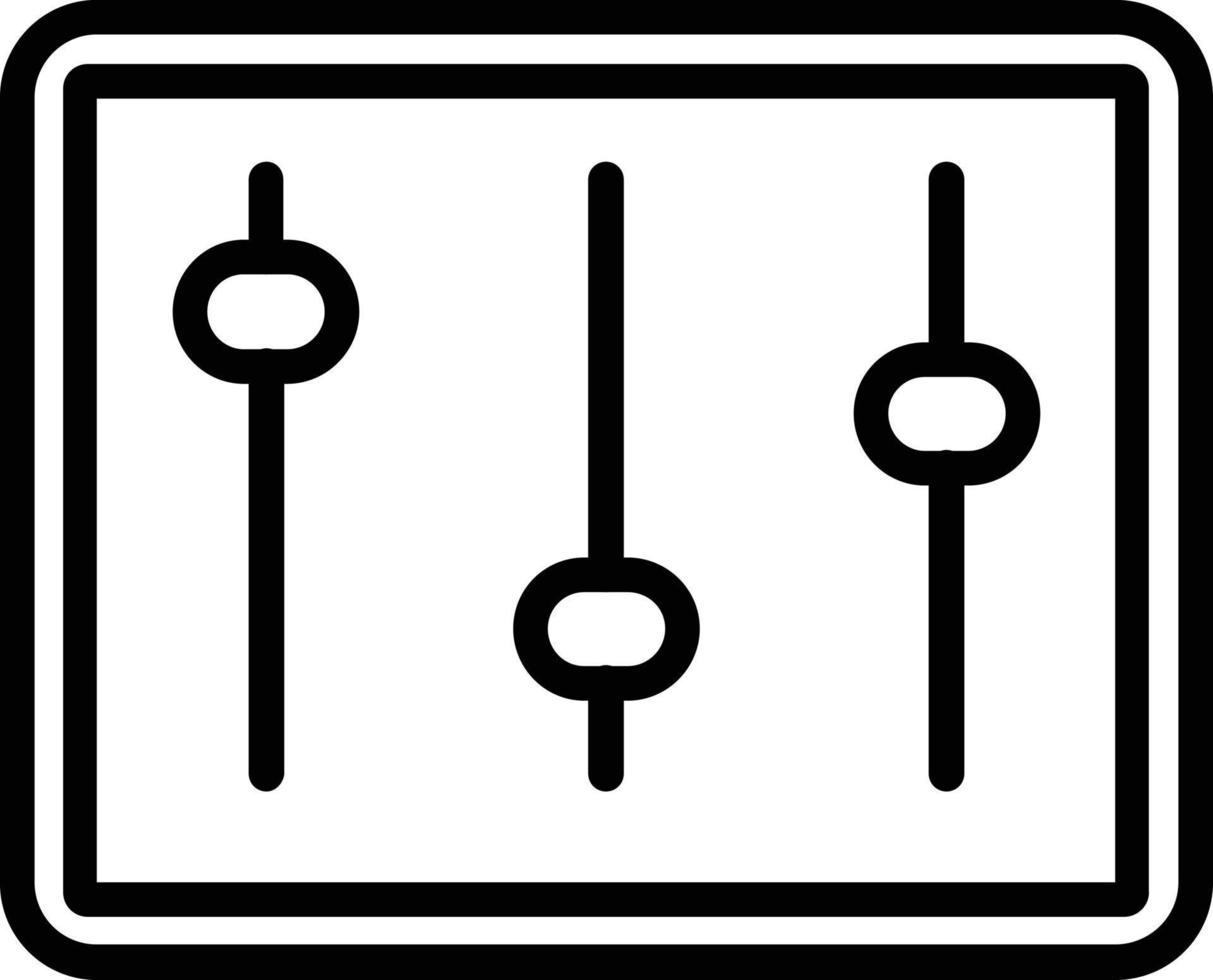 réglage de l'icône de la ligne vectorielle vecteur