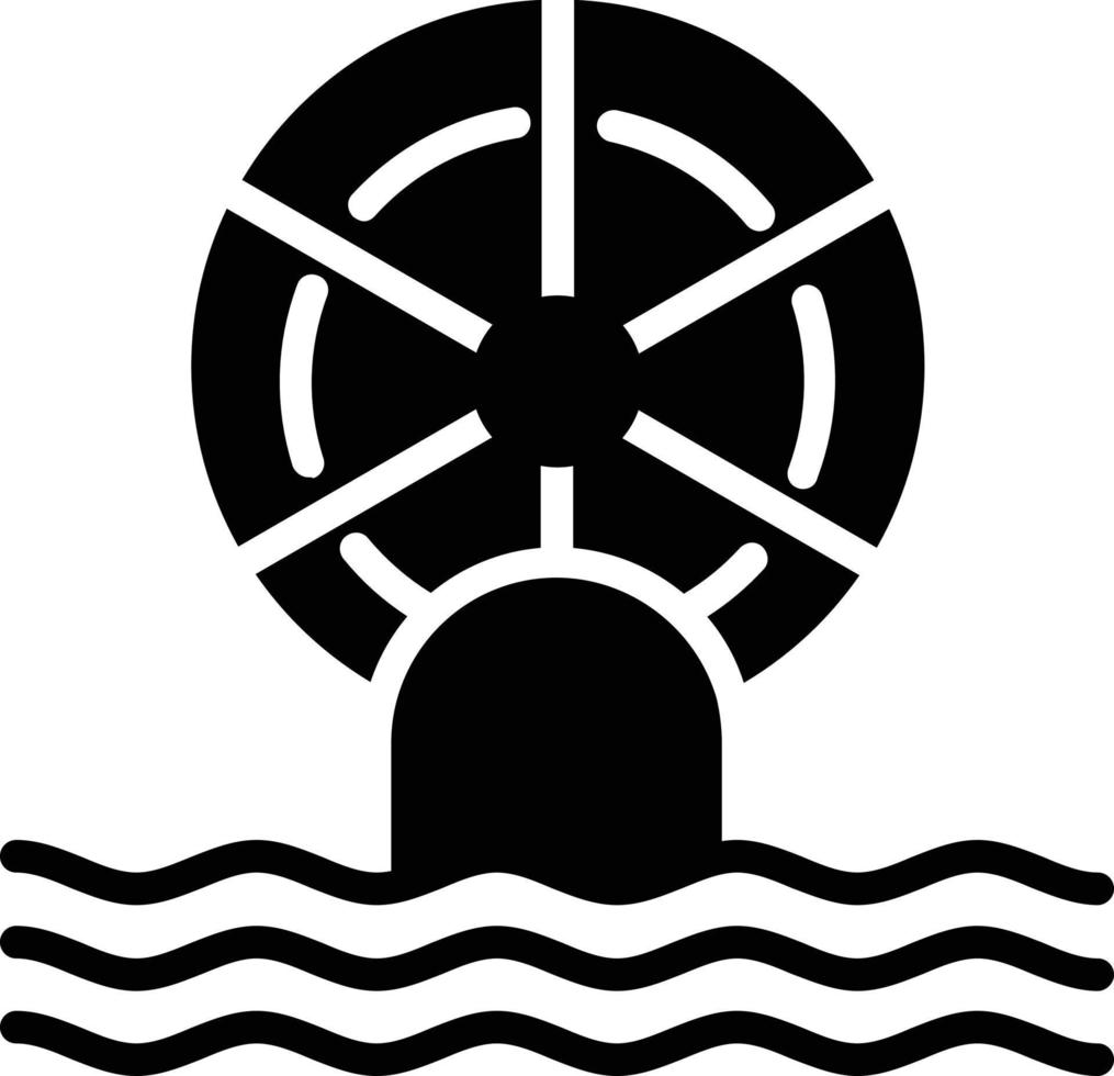 icône de glyphe d'égout vecteur