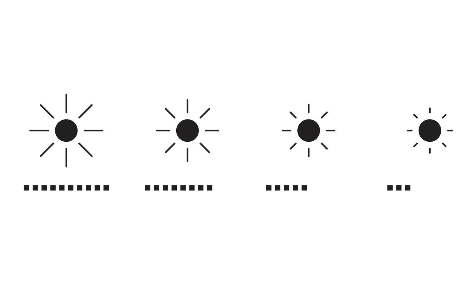 vecteur de handphone de luminosité pour la présentation d'icône de symbole de site Web