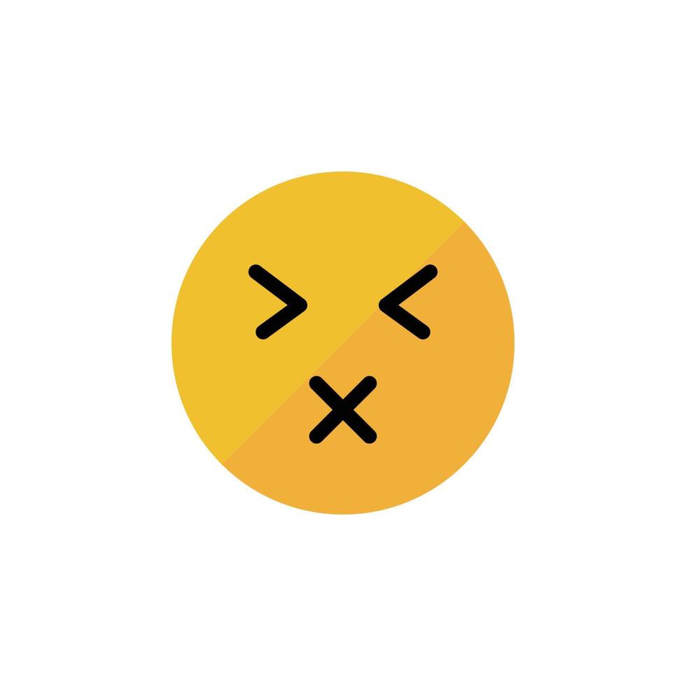 vecteur de visage emoji pour la présentation de l'icône du symbole du site Web