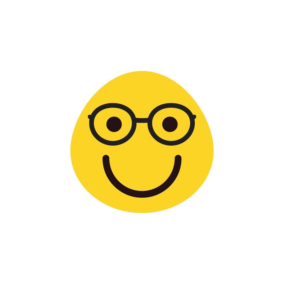 vecteur de visage emoji pour la présentation de l'icône du symbole du site Web