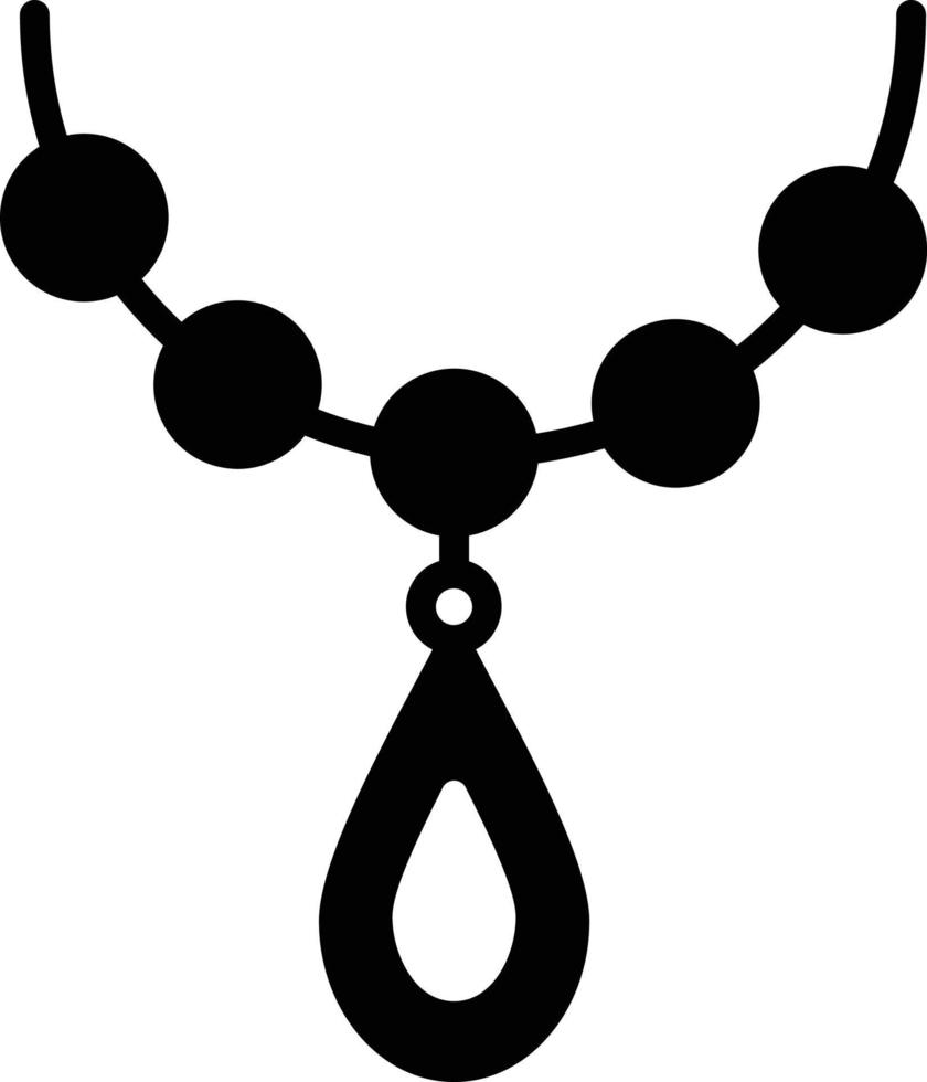 icône de vecteur de glyphe de bijoux