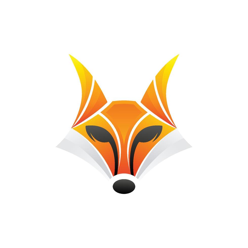 vecteur de logo de renard