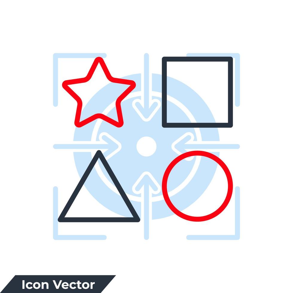illustration vectorielle de variété icône logo. modèle de symbole de variation pour la collection de conception graphique et web vecteur