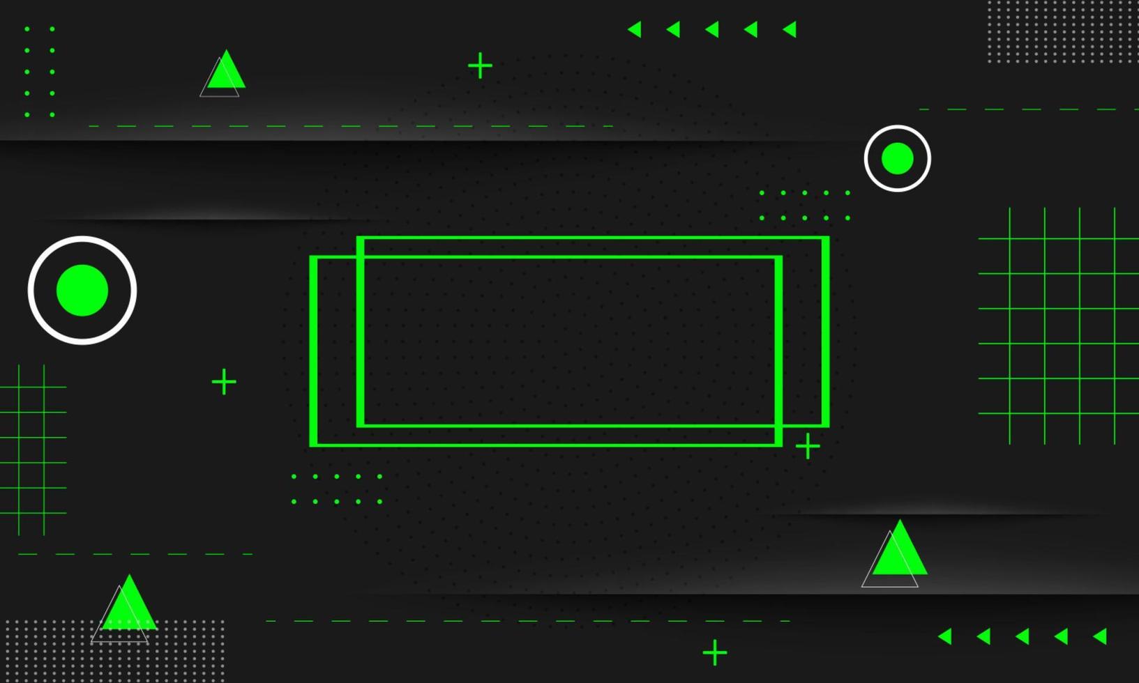 fond de memphis vert minimal vecteur