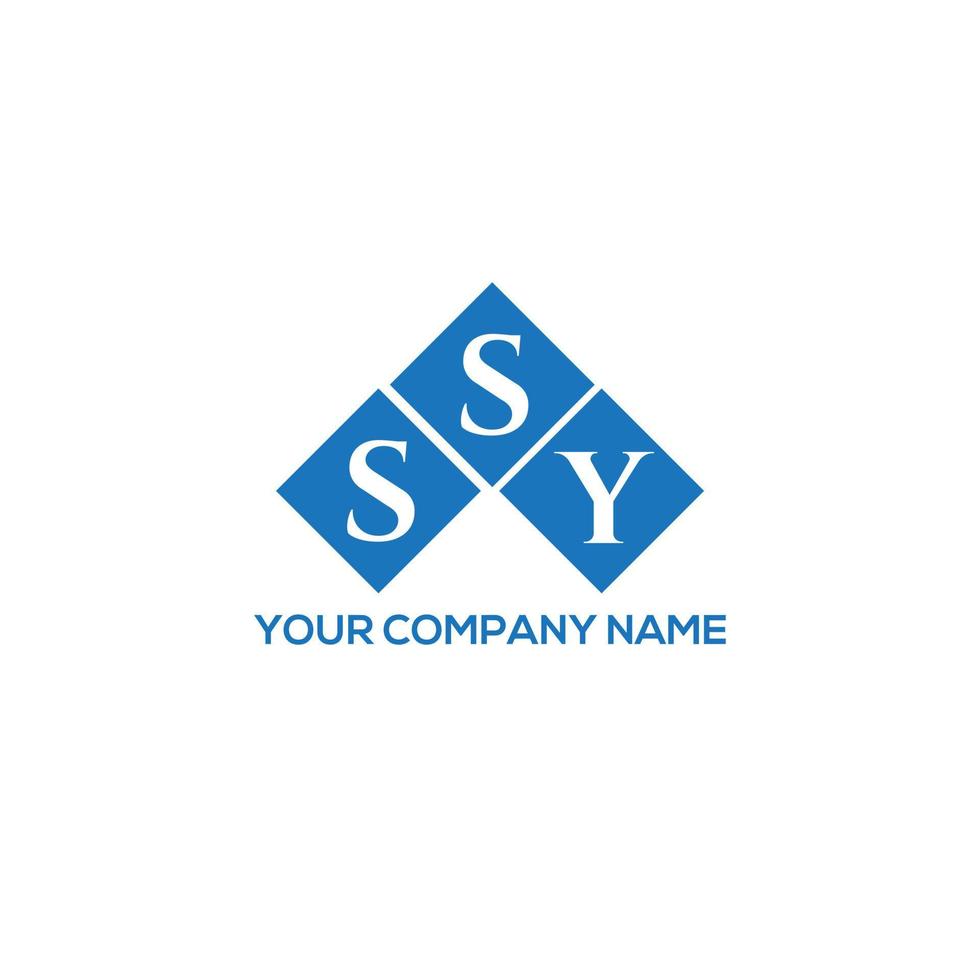 concept de logo de lettre initiales créatives ss. conception de lettre ssy. création de logo de lettre ssy sur fond blanc. concept de logo de lettre initiales créatives sy. conception de lettre ssy. vecteur