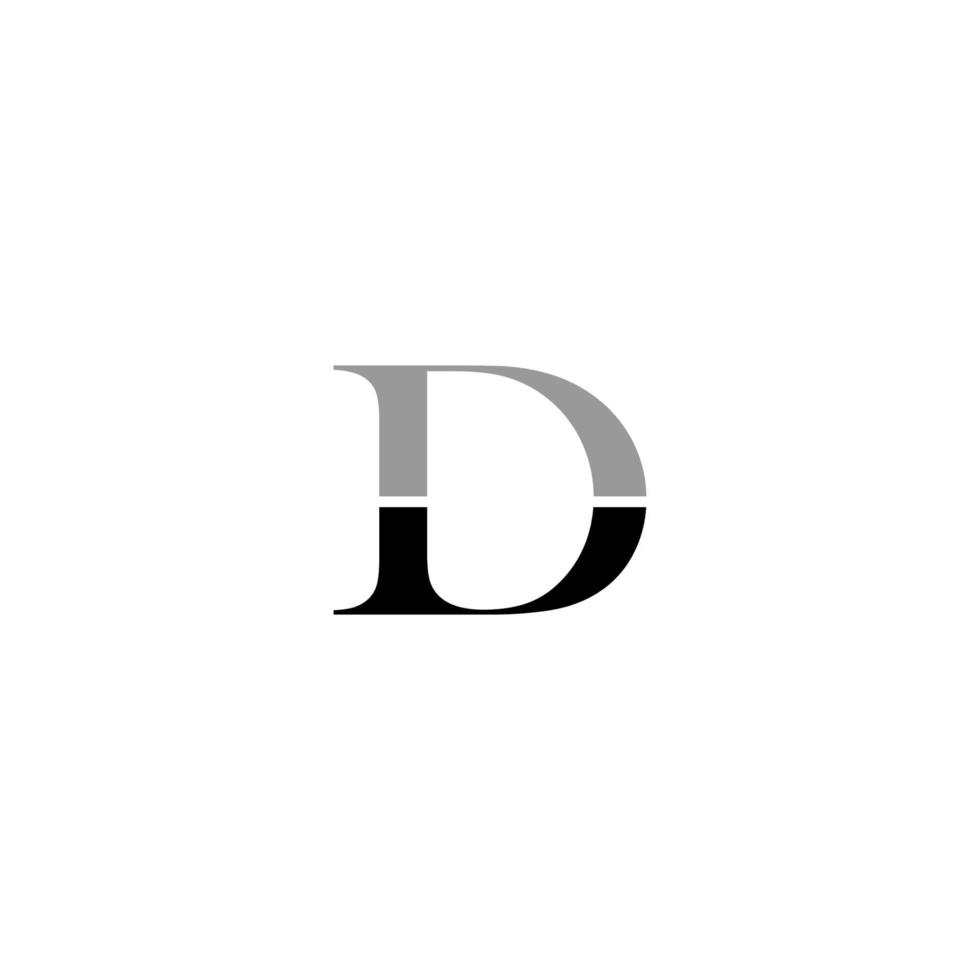 conception d'illustration vectorielle de logo de lettre vecteur