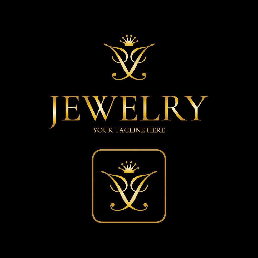 modèle de vecteur de logo de bijoux