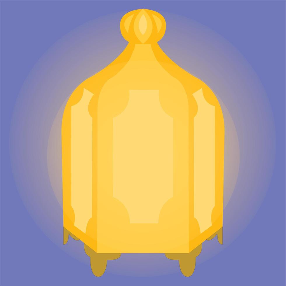 lanterne orientale. décoration. illustration vectorielle. vecteur